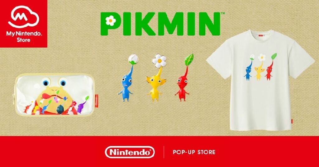 Articoli Pikmin disponibili nel My Nintendo Store