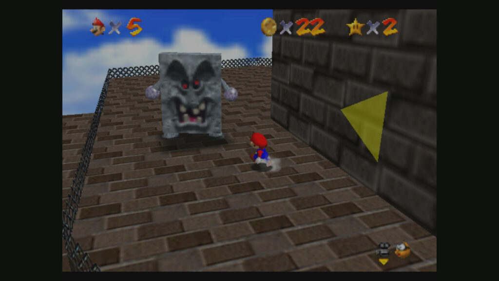 Super Mario 64 livello di gioco