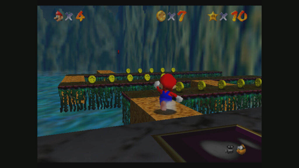 Super Mario 64 telecamera di gioco