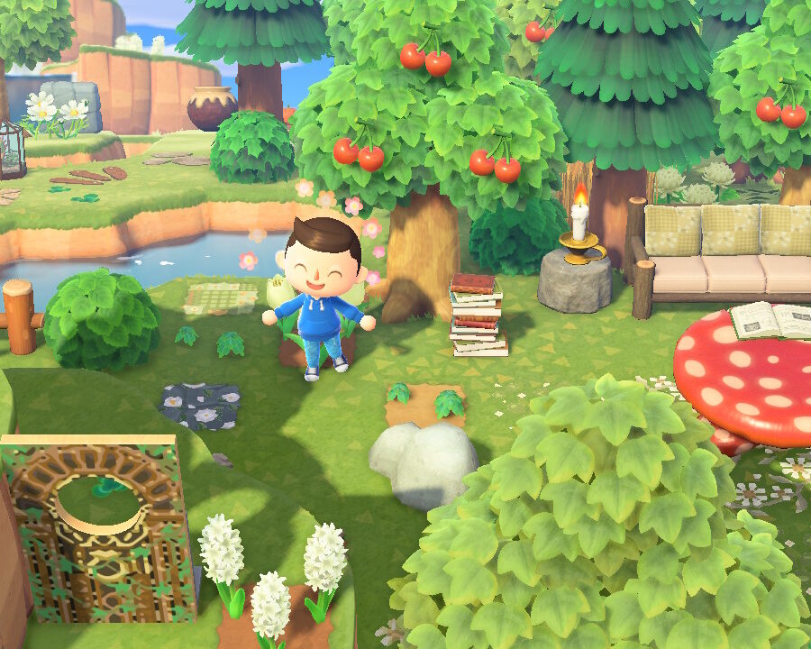 Animal Crossing ambiente bosco