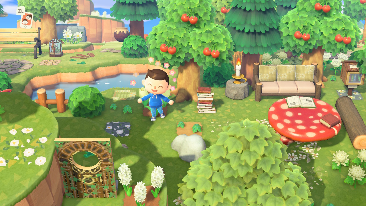 Animal Crossing ambiente bosco