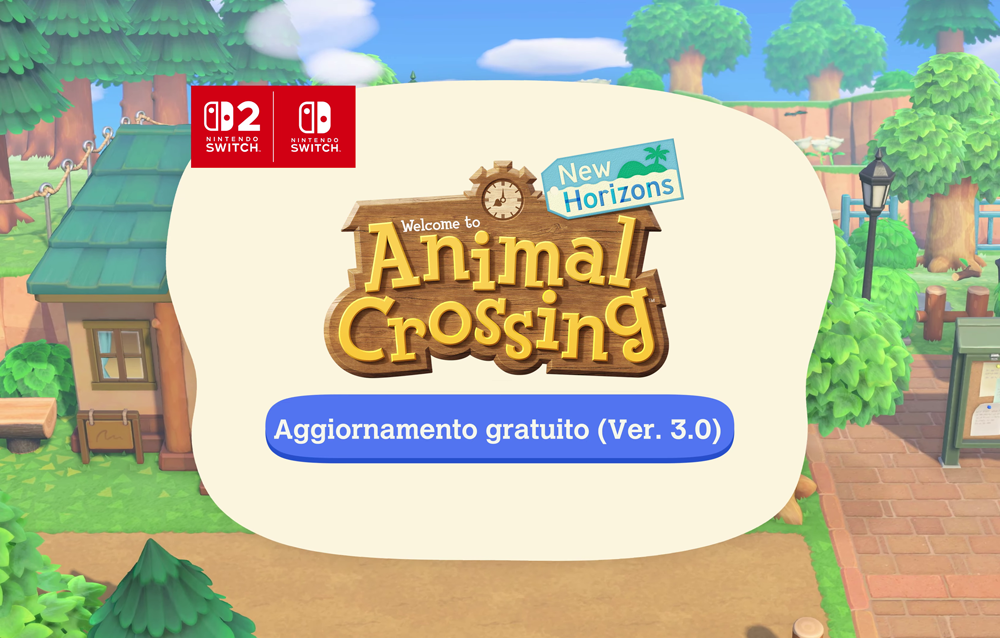 Animal Crossing New Horizons aggiornamento 3.0